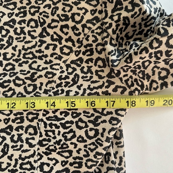 INC International Concepts Black and Cream Blazer with Animal Print (740) - Picture 10 of 13